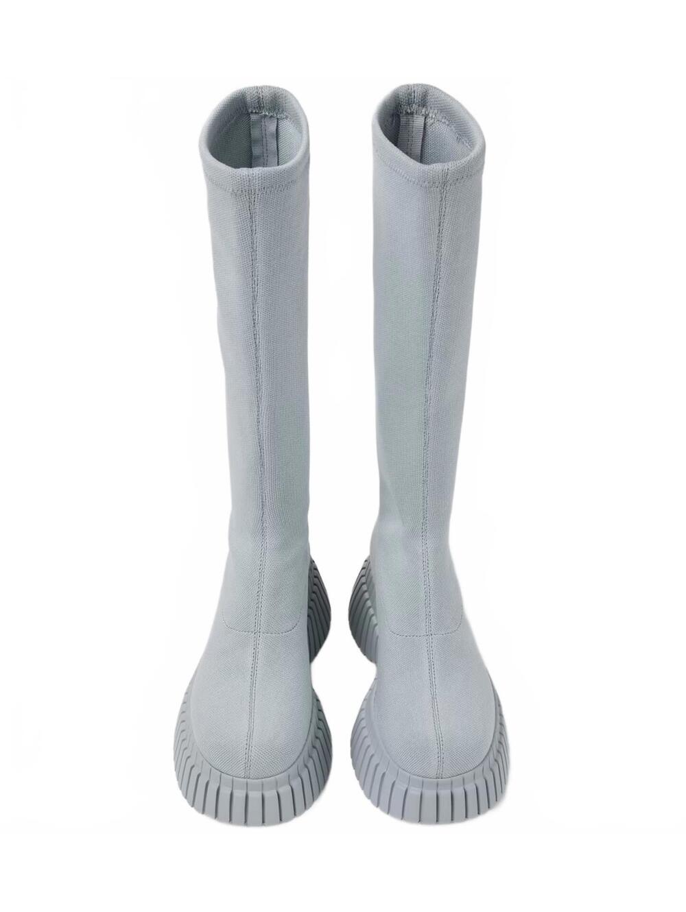 Camper BCN Tall Sock Boot Light Pastel Grey NWT Size 7 / 37 EU